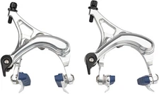 Velo Orange Grand Cru Long Reach Brake Set - Front and Rear, Dual Pivot, Silver