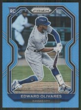 2021 Panini Prizm Prizms Carolina Blue #137 Edward Olivares Royals TW1348