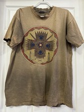 Large Soft Goods Made In USA Men's Brown and Tan Native American T-Shirt