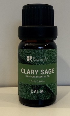 Resveralife Tranquility & Peace Essential Oil  CLARY SAGE ~ CALM .34oz