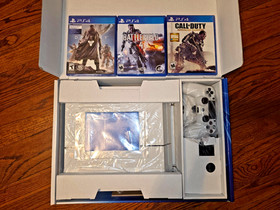 PlayStation 4 500GB Glacier White Console - Destiny Bundle + 2 Games. FW: 3.55