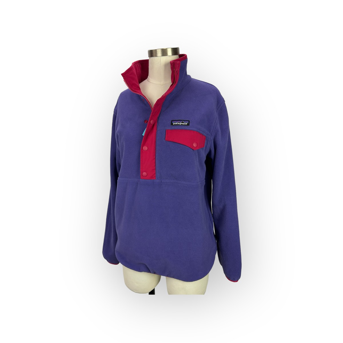 Patagonia Glissade Reversible Snap-T Portofino Pink Womens 