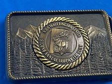 NRA Whittington Center Second Annual Trophy Elk Hunt Belt Buckle