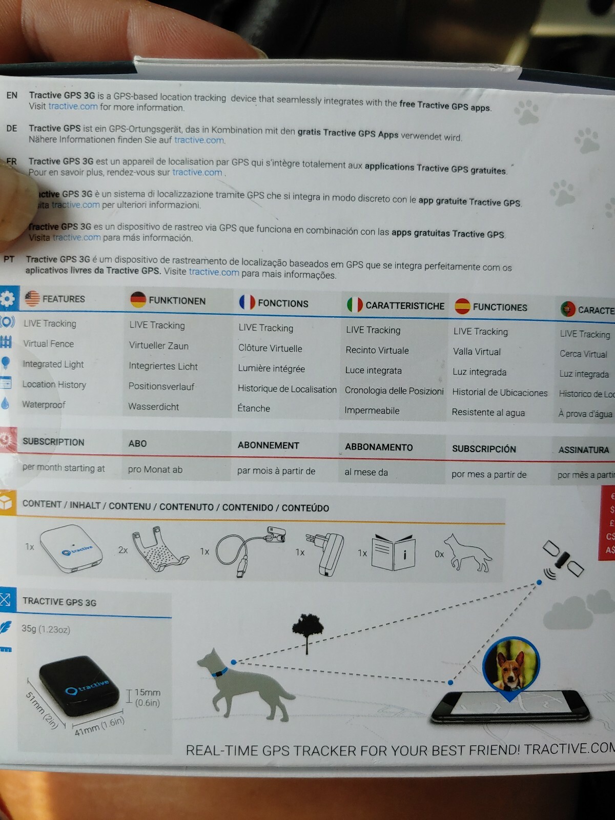 tractive abonnement