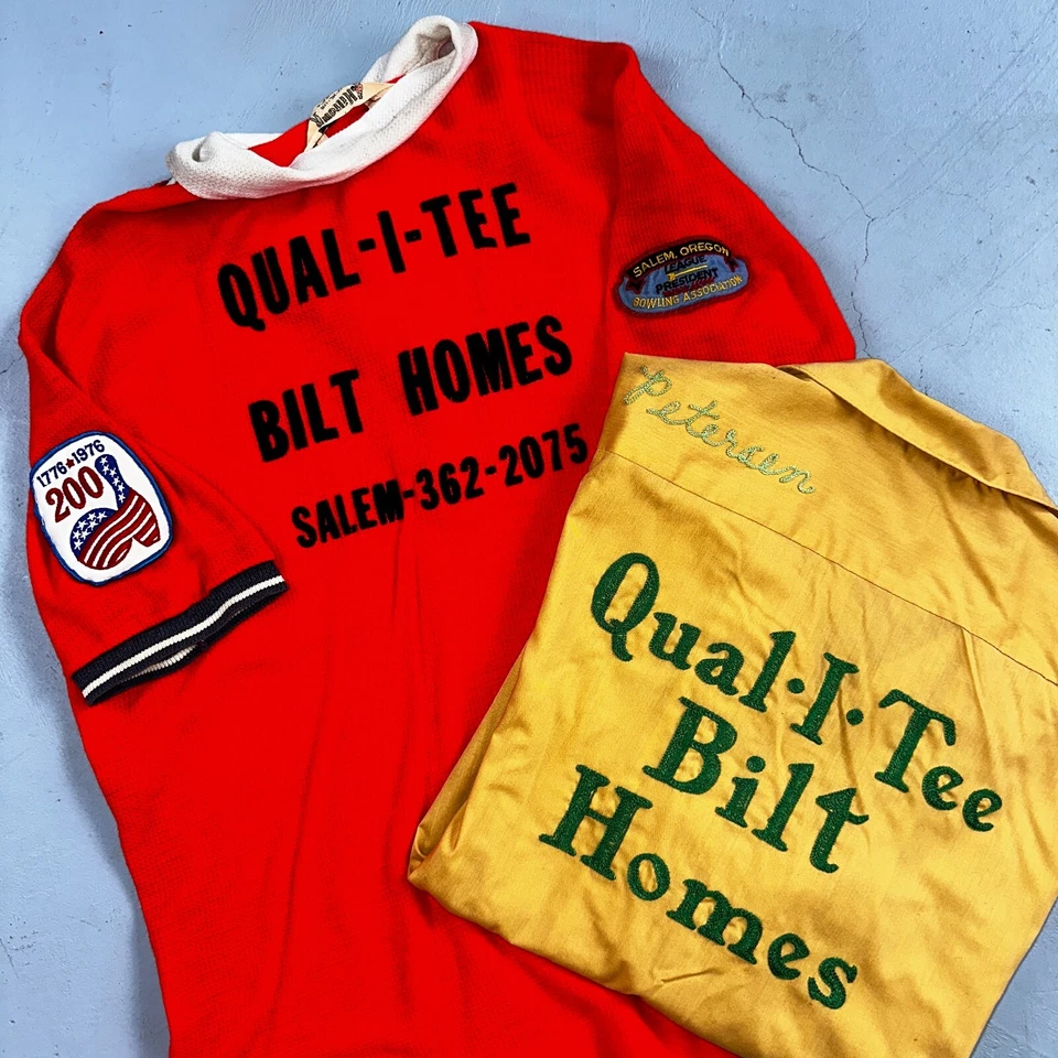 Camisa de boliche de punto de cadena años 60 Nat Nast Hilton Salem Oregon años 60 70 Rockabilly Foto 2 de 4