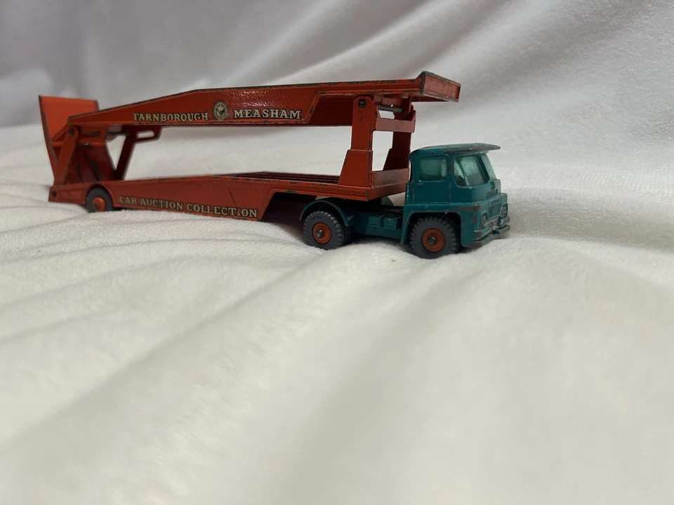 1960s Matchbox LESNEY KING SIZE K-8 Guy Warrior Car Transporter G-2 9” Length - Image 3 of 4