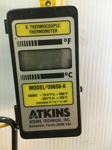 Atkins Thermocouple Thermometer with 3-ft heavy duty probe