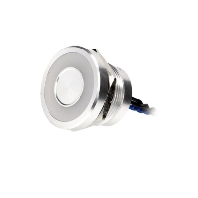 SCHURTER 1241.2434.8 Piezo-Schalter – SPST-NO, 1A/32VAC & 1A/48VDC, IP67, Alu-Gehäuse, Ø16 Mm