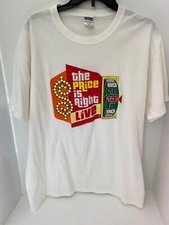 Jerzees The Price is Right White Size XL Live Retro 80s Game Show Shirt