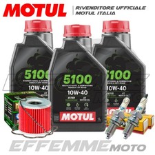 Tagliando SUZUKI GS 500 2001 2002 2003 2004 2005 2006 MOTUL 5100 Filtro candele