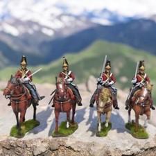 Napoleonic British Heavy Cavalry 1st Kings Dragoon Guards Set A  28mm UNPAINTED