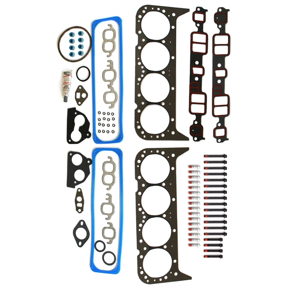 Head Gasket Set Head Bolts 1987-1994 Fit for Chevrolet Blazer 5.7L 350CID V8 - Image 4 of 4