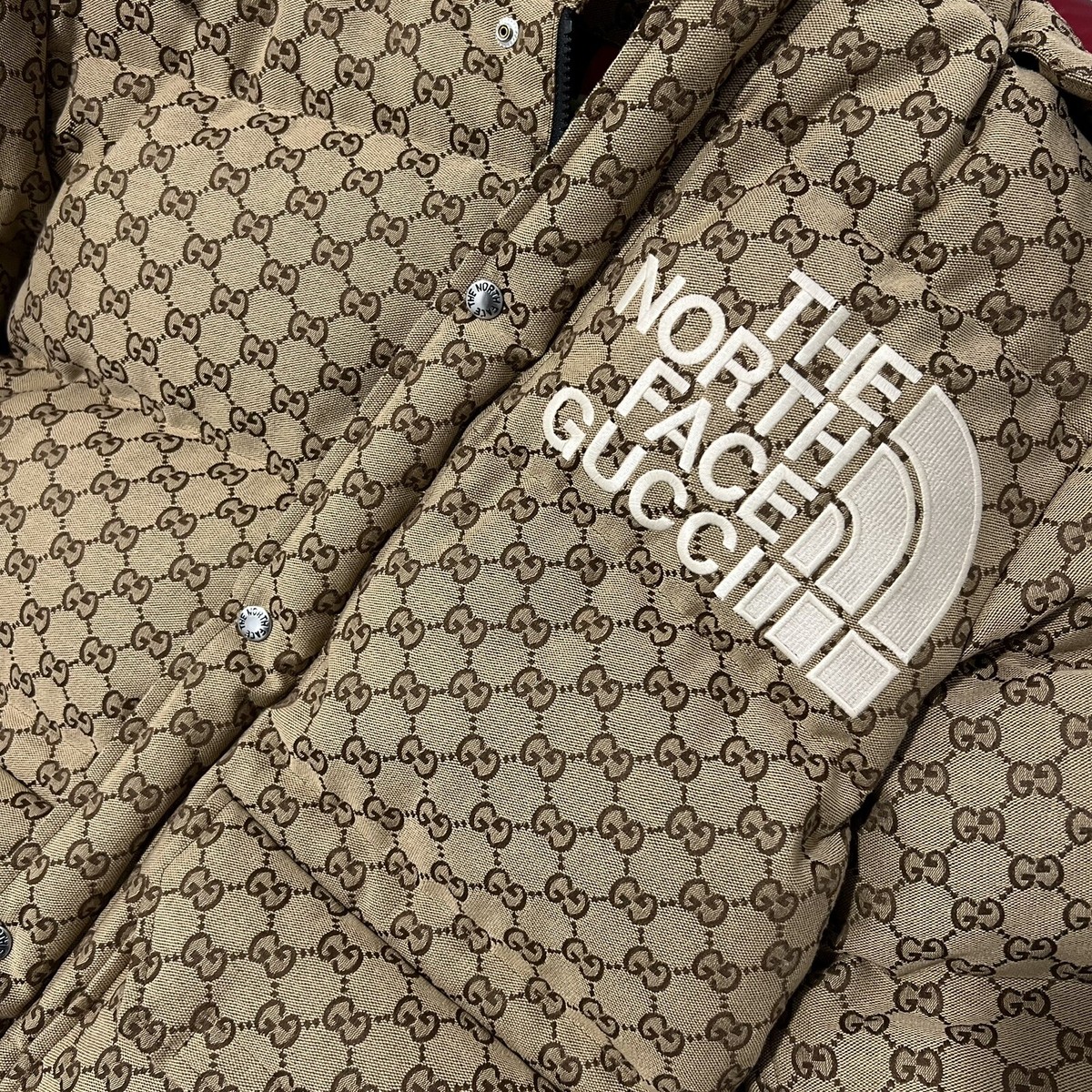 Gucci X North Face Gucci Puffer Jacket In XXL And 3XL