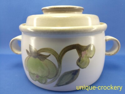 DENBY TROUBADOUR PINT LIDDED CASSEROLES WITH HANDLES UK