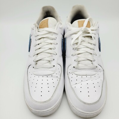 Nike Air Force 1 '07 LV8 3 Low Removable Denim Swoosh White CT2253
