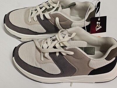   Art Class Boys AD137 Bear Lace-Up Fashion Sneakers Gray/Brown/Black Size 2