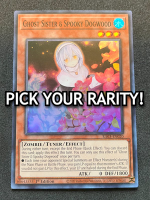 Ghost Sister & Spooky Dogwood (Alt Art) Yugioh RA03-EN020 - PICK YOUR RARITY NM