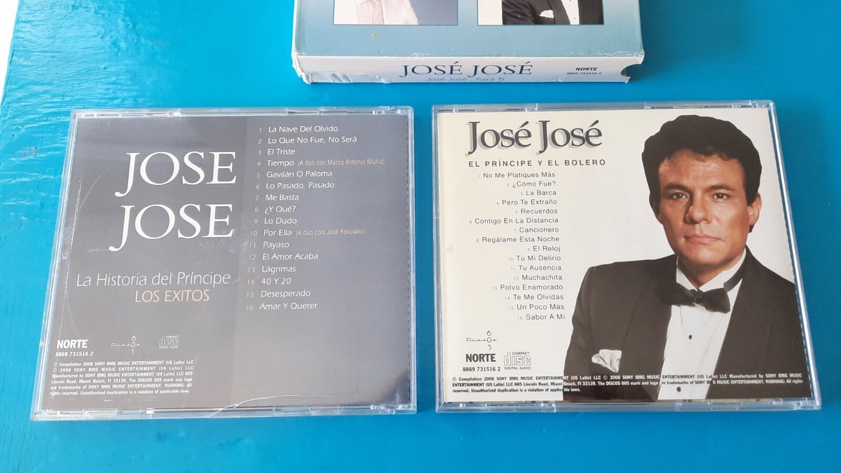 ポップス+ロック(洋楽) CD Jose Jose Principe Y El Bolero  88697219392  /00110 CD JOSE JOSE Principe Y El Bolero 88697219392 JAPAN | eBay UK