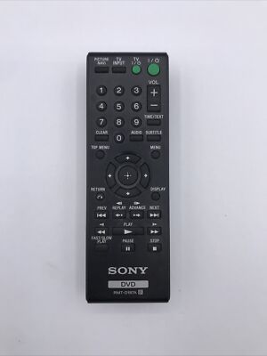 Sony Remote RMT-D187A For DVP-NS710H DVPSR200P DVP-SR200P DVP-SR500H DVD Player