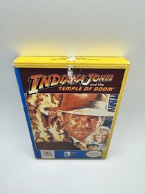 Indiana Jones and the Temple of Doom with Box/ NO Manual NES Nintendo