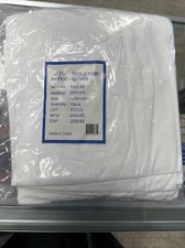 INTCO Disposable Protective  Isolation Gowns - White - INIG-45 (10-Pack)
