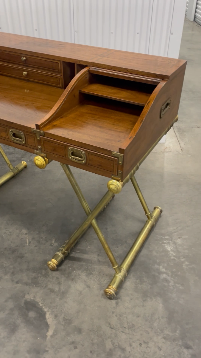 Drexel Oxford Square Series Campaign Desk | eBay
