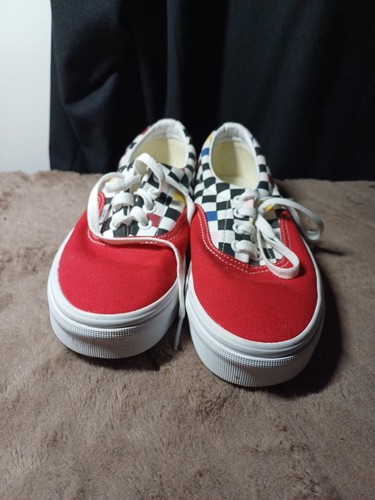 Tablero de ajedrez rojo Vans Old Skool (721356) entrenadores de parte baja talla Reino Unido 5, 38 euros - Imagen 7 de 15