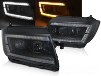 Scheinwerfer DRL TFL LED Tagfahrlicht FüR VW Crafter II Bj. 2017- Schwarz