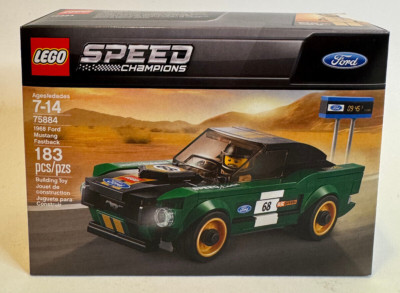 LEGO 1968 Ford Mustang Fastback (75884) Speed Champions NEW SEALED BOX Retired