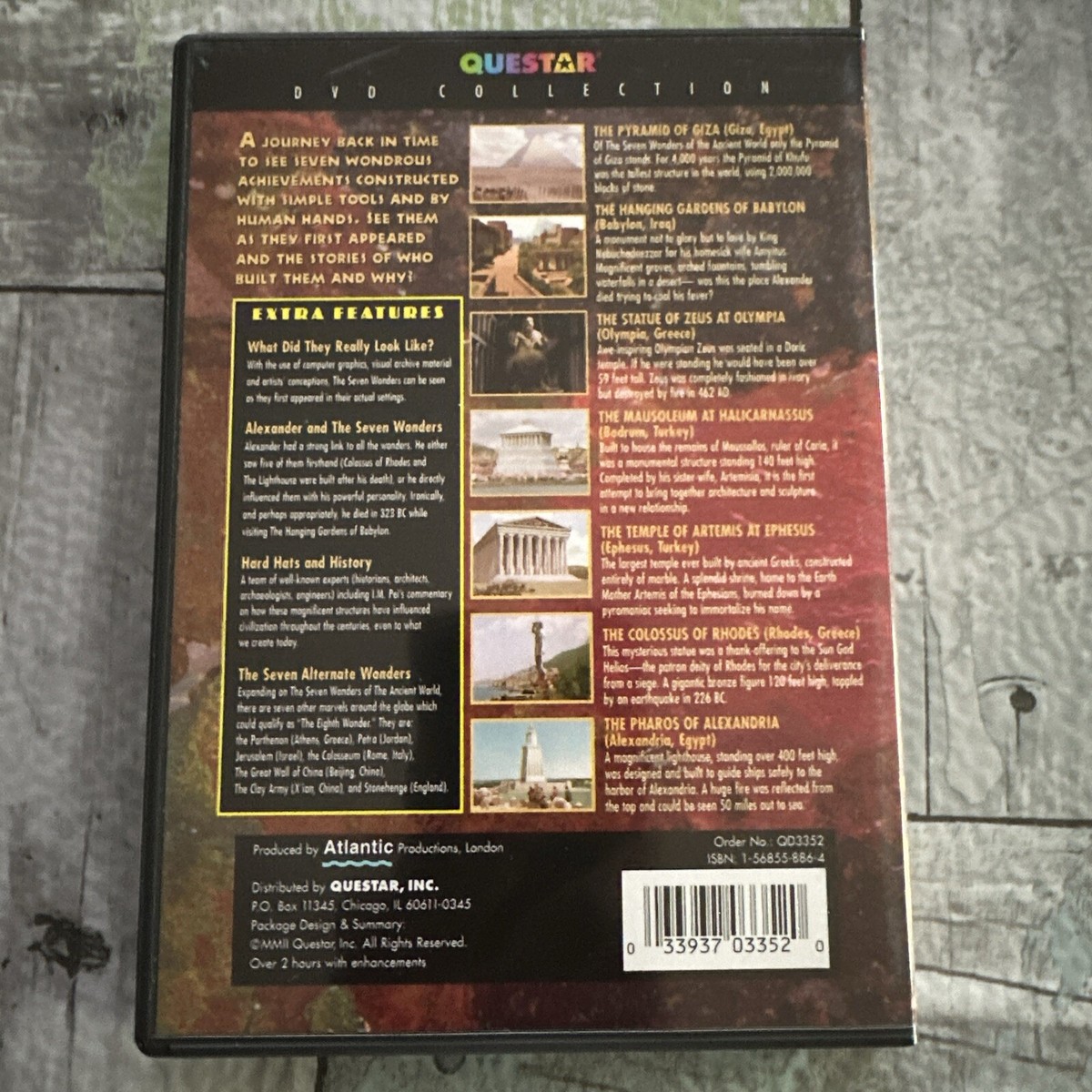 The Seven Wonders of the Ancient World (DVD, 2002