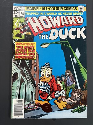 Howard the Duck Vol 1 #24 from 1978. Condition Approx VF.