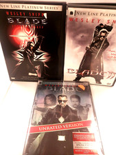 BLADE TRILOGY DVD Lot: Blade / Blade II / Blade Trinity Wesley Snipes 1 2 3