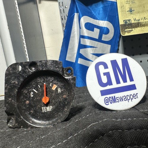 CAMIÓN BLAZER SUBURBANO CHEVY GMC 73-80 Squarebody calibre de temperatura C10 K5 C/K GM - Imagen 1 de 12