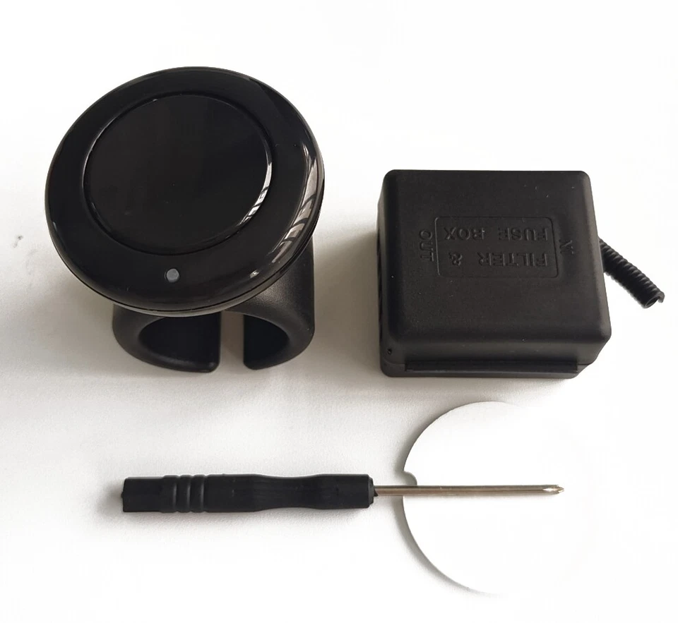 Wireless Horn Button Car Steering Wheel Horn Button Kit 12V Auto Truck Universal - Image 4 of 4