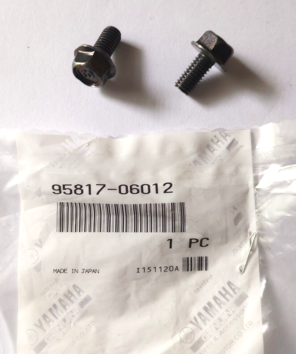 Yamaha Flange Bolt NOS 95817-06012 Qty. 2 (L-6182) | eBay