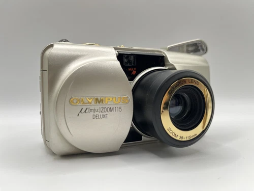 **N MINT** OLYMPUS μ mju ZOOM 115 DELUXE point＆shoot 35mm Film Camera From JAPAN