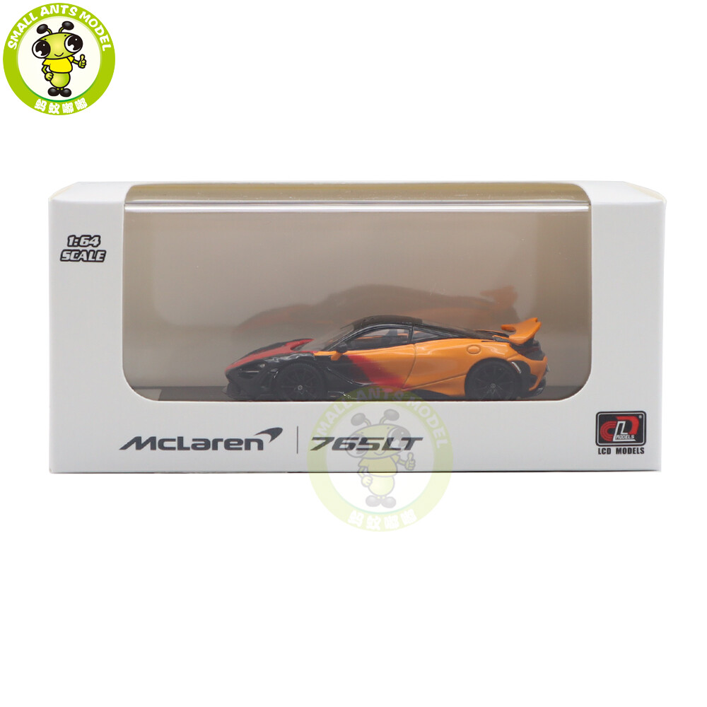 1/64 LCD Mclaren 765LT Racing Car Diecast Model Toy Car Gifts For