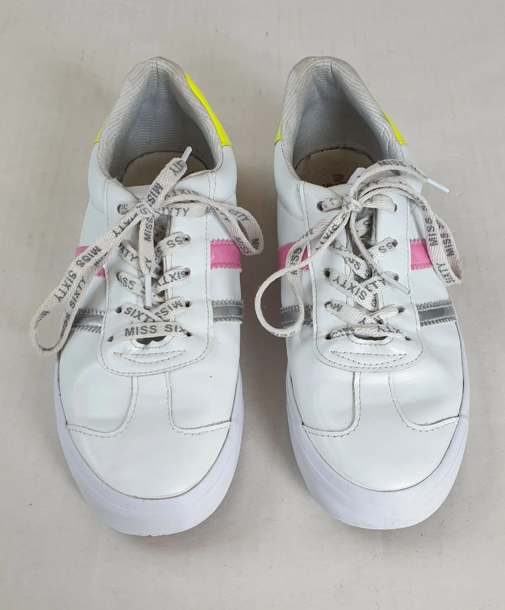 Miss sixty sales white trainers