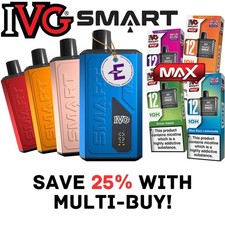 IVG Smart MAX 10K Vape Kit Pen Replacement Prefilled Refill Pod | 20mg Nic Shot