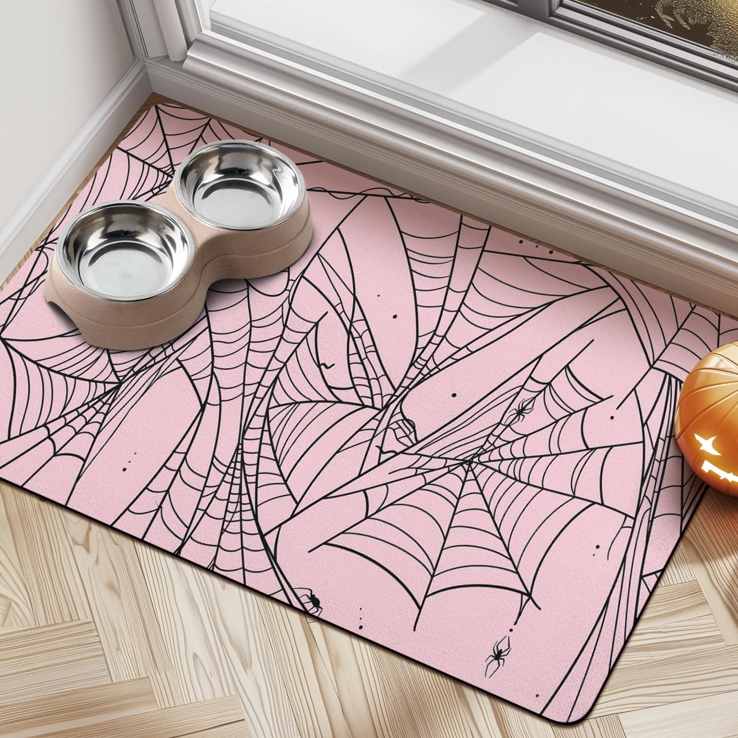 Mats For Floors, Absorbent Dog Bowl Mat For Food And Water...