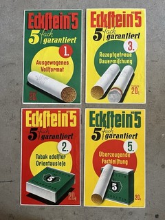 Eckstein N°5 Dresden 4 verschiedene Plakate um 1925