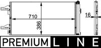 Mahle AC 363 000P Kondensator, Klimaanlage FüR CitroëN,Fiat,Opel,Peugeot