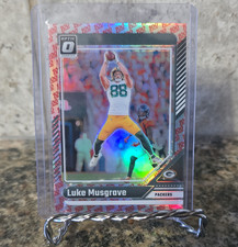 2024 Panini Donruss Optic One Hundred Prizm #73 Luke Musgrave Packers Football