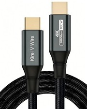 USB C To USB C Cable 3.2 Gen 2X2 20Gbps 100W Nylon Braided Cord 3.3ft