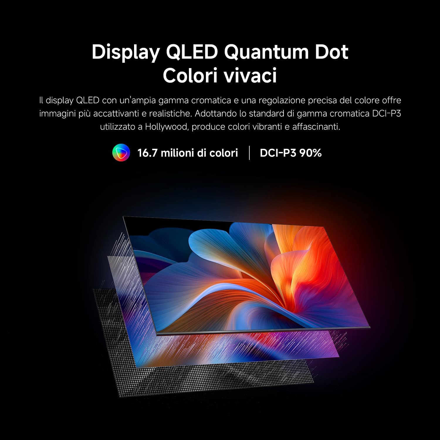 TV F Pro 32, 32 pollici (81 cm), QLED, Smart TV, Fire TV, Triple Tuner DVB-C/S/S foto 3