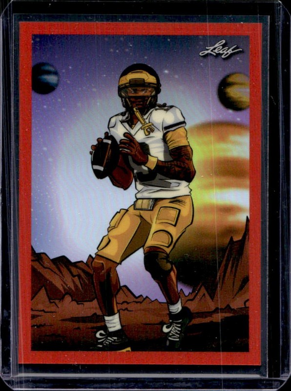 2026 Leaf Metallic Imaginations Bryce Underwood Prismatic Red #132/199