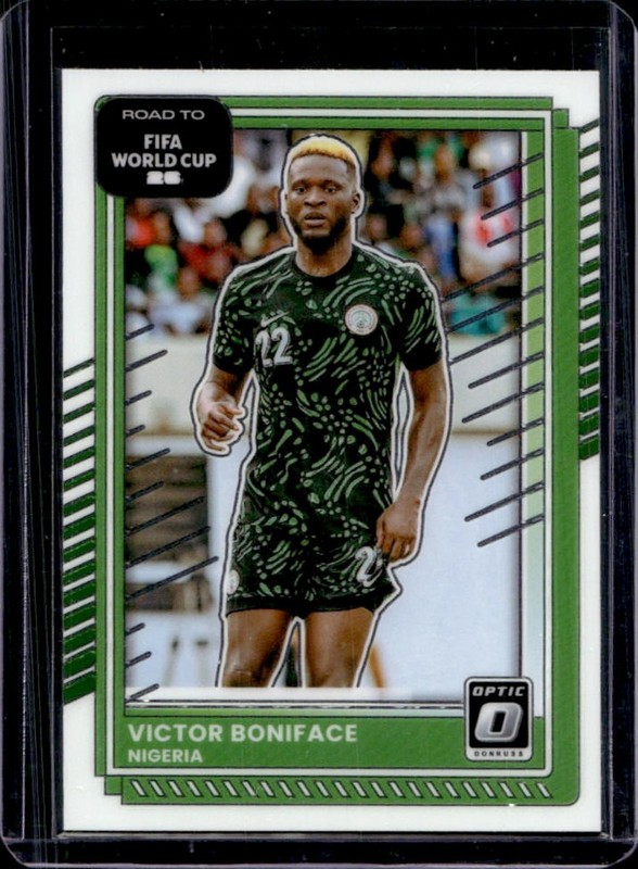 2025-26 Panini Donruss Road to FIFA World Cup 26' Victor Boniface Optic #192