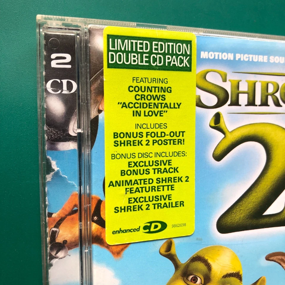 SHREK 2 Animated Film Soundtrack 2x CD Gregson-Williams ENHANCED LIMITED EDITION - Image 4 of 4