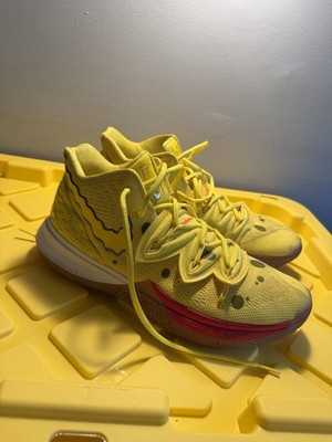 Mens Kyrie 5 Basketball Spongebob Squarepants Shoes size 11.5
