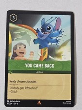 Disney Lorcana TCG Azurite Sea You Came Back 97/204 Non-Foil